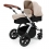 Ickle Bubba Stomp V3 Silver Frame I-SIZE Travel System With Mercury Carseat & Isofix Base-Sand