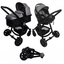 Red Kite Push Me Fusion Travel System-Platinum (CLEARANCE)