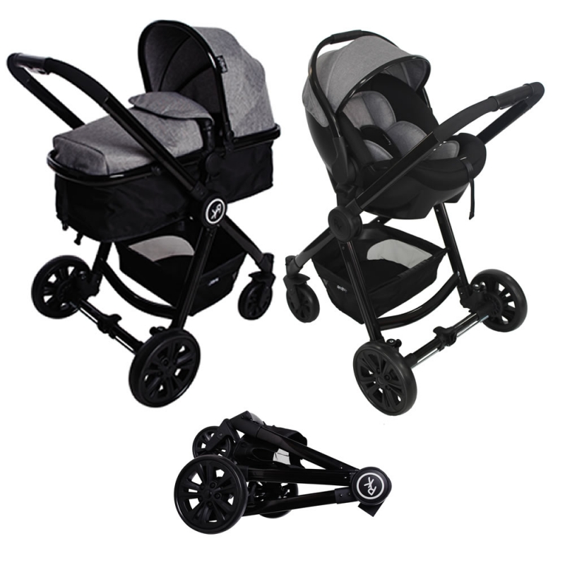 Navy Red Kite 3-in-1 Fusion Travel System