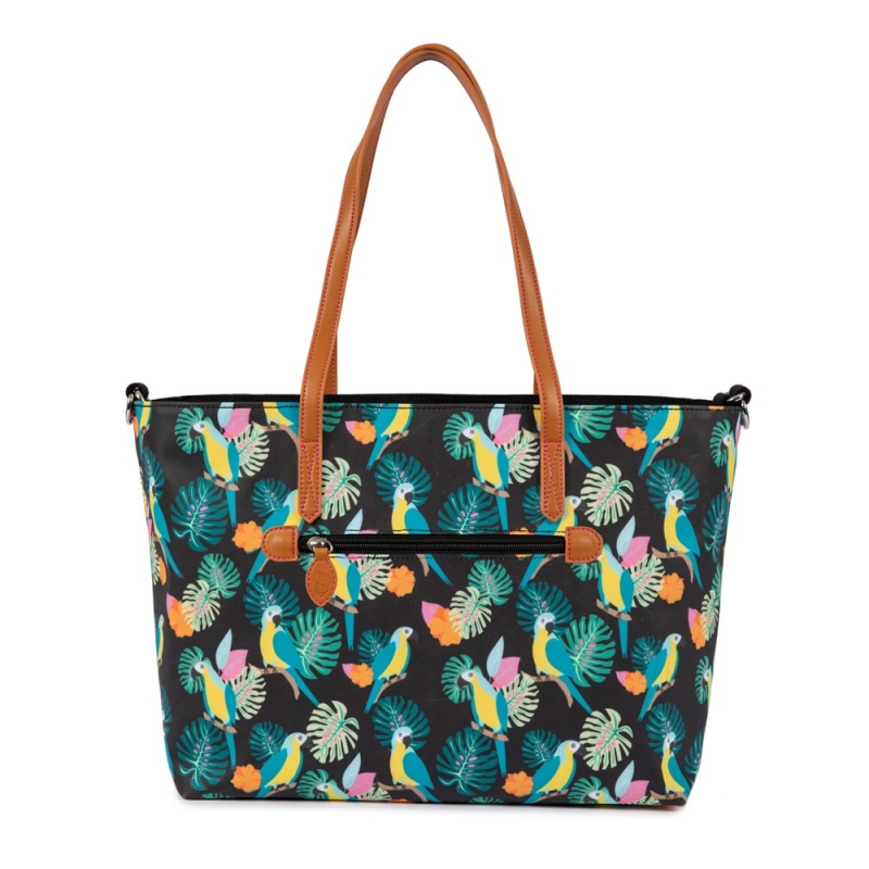 Pink Lining Nottinghill Tote-Parrot Black 