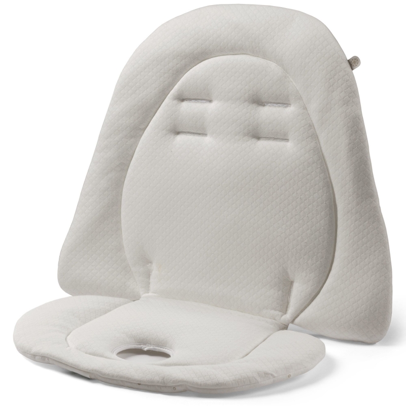 Peg Perego Padded Cushion for Highchairs & Strollers-White/Cream 