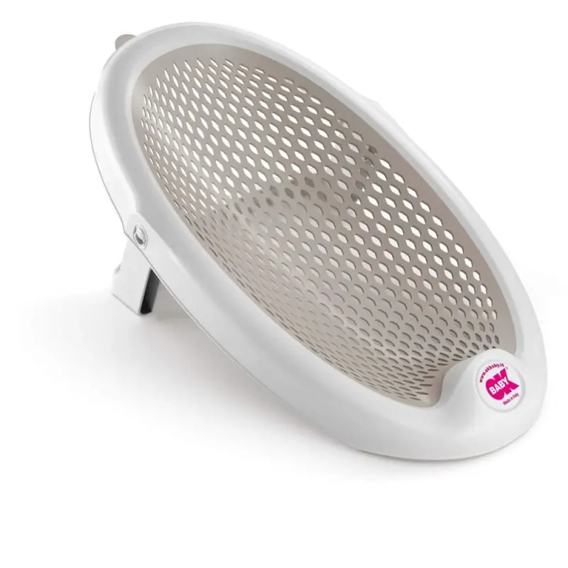 Image of Ok BABY Jelly Folding Bath Support Seat-grey/taupe