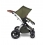 Ickle Bubba Stomp V4 Chrome Frame Travel System With Galaxy Carseat & Isofix Base-Woodland Bronze
