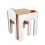 Little Helper FunStation Toddler Table and Chair Set-Maple/White