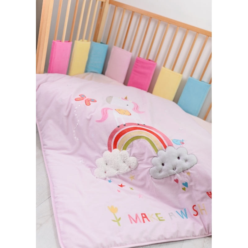 unicorn cot bedding