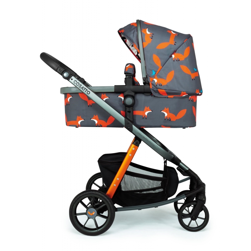 Cosatto Giggle Quad Pram and Pushchair - Charcoal Mister Fox (CL)
