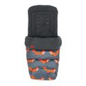 Cosatto Deluxe Footmuff - Charcoal Mister Fox