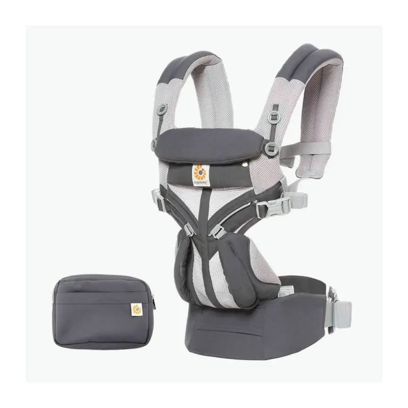 Image of Ergobaby Omni 360 Cool Air Mesh Baby Carrier-Carbon Grey