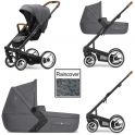 Mutsy i2 Heritage 3in1 Black Chassis-Stone Grey