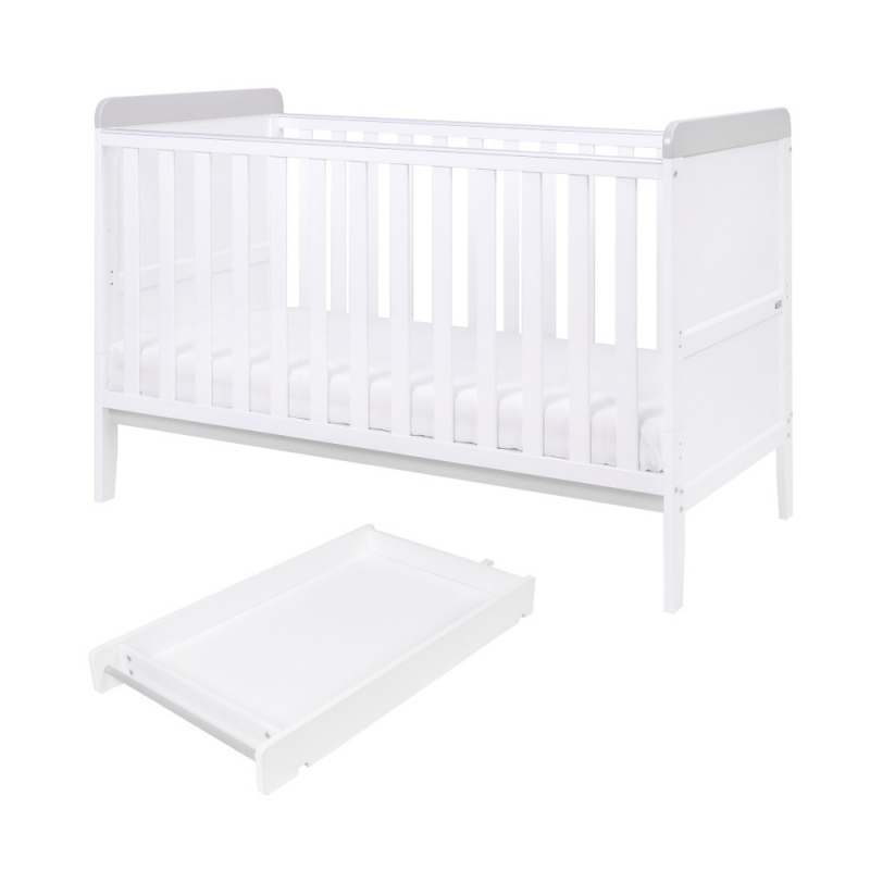 tutti bambini grey cot bed