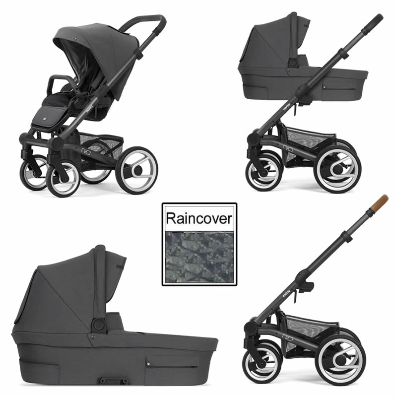 Mutsy Nio Inspire 3in1 Dark Grey Chassis-Pearl Grey (CLEARANCE)