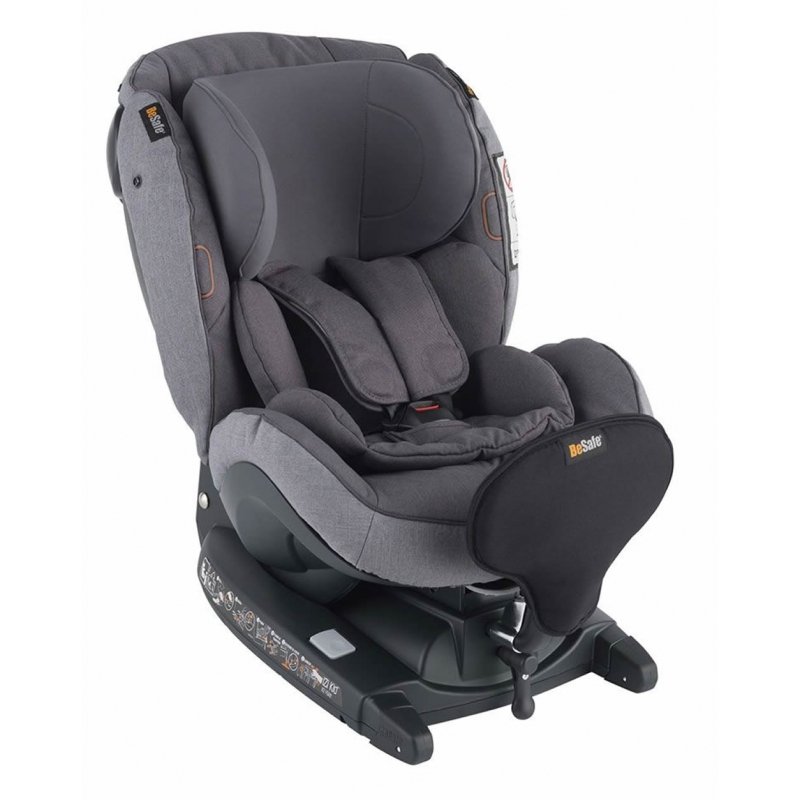 BeSafe iZi Kid X3 i-Size Group 1 Car Seat-Metallic Melange