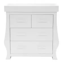 BabyStyle Hollie 4 Drawer Dresser-Fresh White