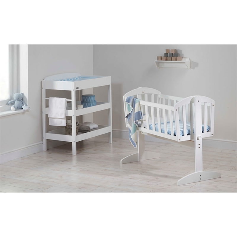 east coast vienna swinging crib with mattress