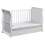 East Coast Nebraska Sleigh Cot Bed With Drawer-White 