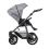 Venicci Carbo Lux Graphite Chassis 3in1 Travel System-Natural Grey 