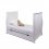 Little Babes Ltd Sleigh Mini Cot Bed-White 