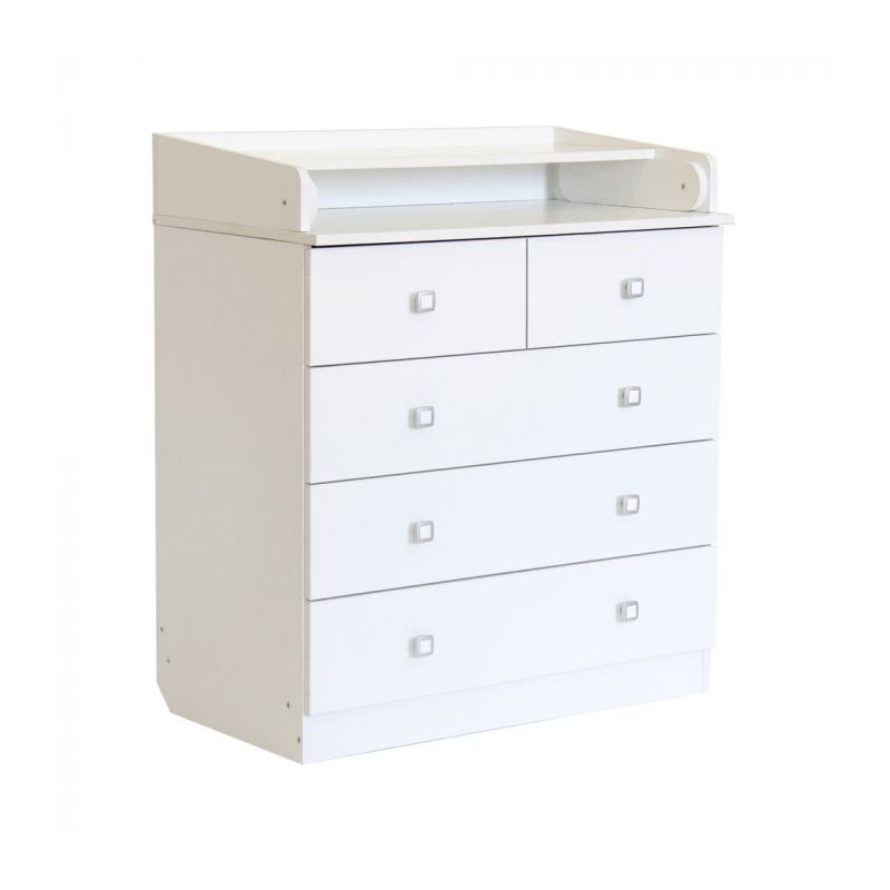 Kidsaw Kudl Kids 5 Drawer Changing Unit with Changing Board
