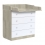 Kidsaw Kudl Kids 4 Drawer Changing Unit with Changing Board- Elm White