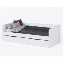 Kidsaw Kudl Day Bed with Trundle-White