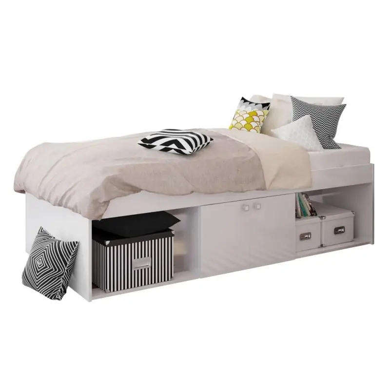 Kidsaw Low Single 3ft Cabin Bed - White
