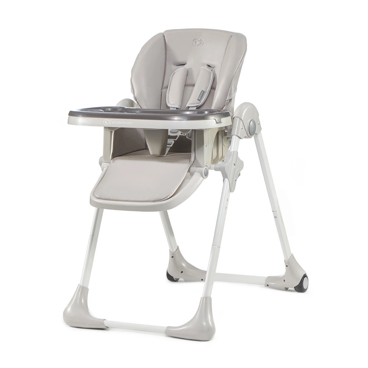 Image of Kinderkraft Yummy High Baby Feeding Chair-Grey