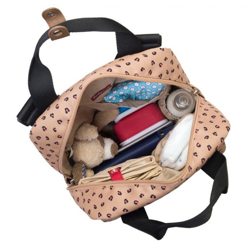 babymel leopard changing bag