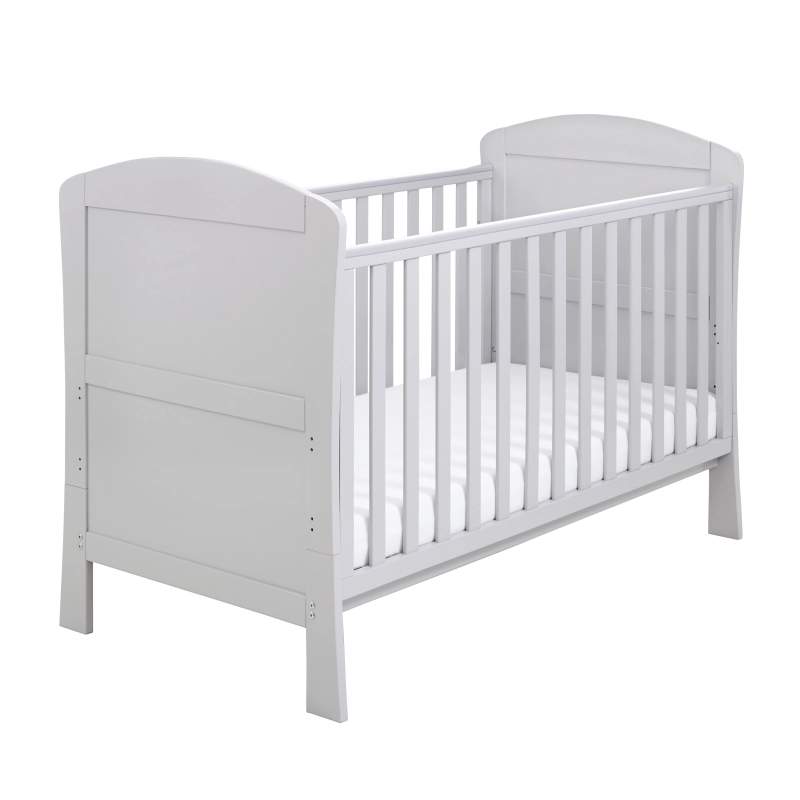 Babymore Aston DROPSIDE Cot Bed-Grey