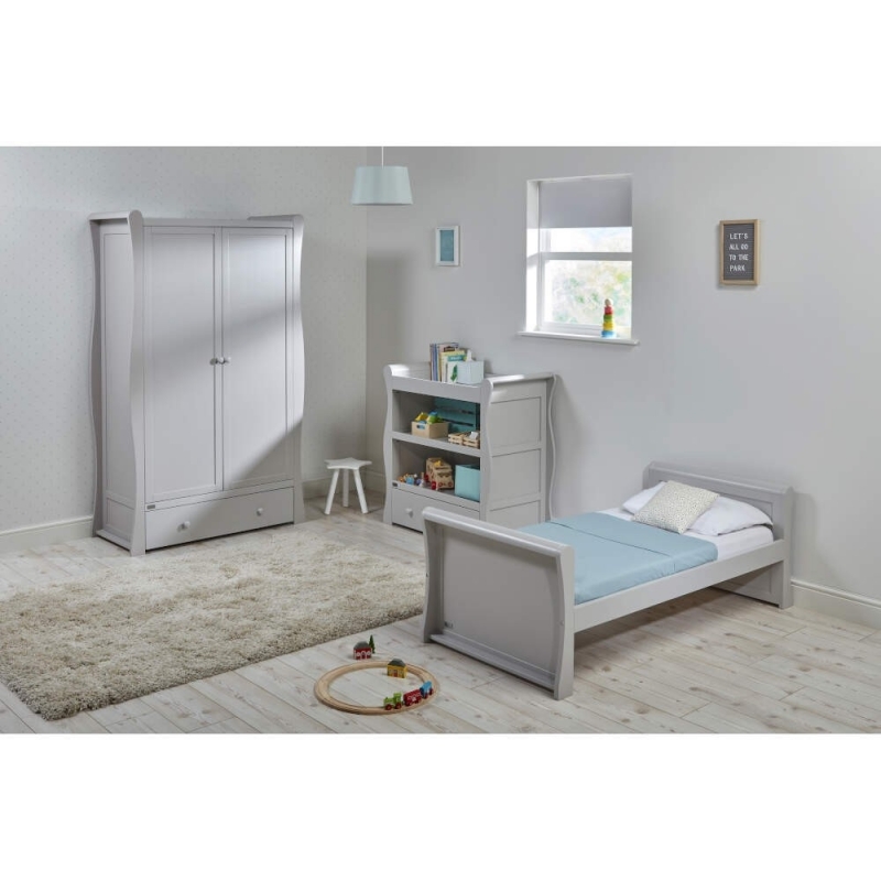 East Coast Nebraska Toddler Bed 3 Piece Roomset-Grey