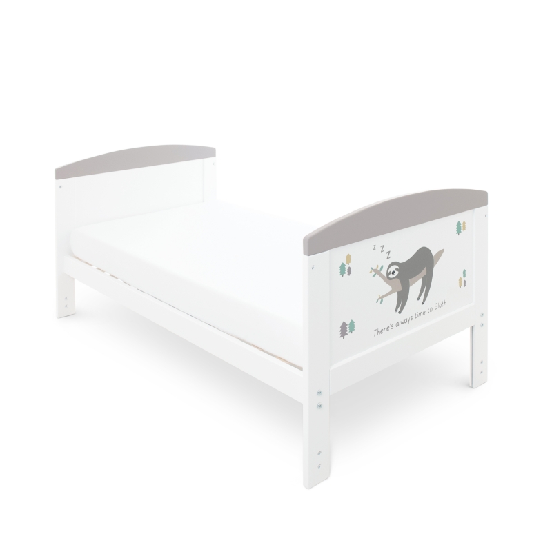 Ickle Bubba Coleby Classic Cot Bed and Under Drawer Grey