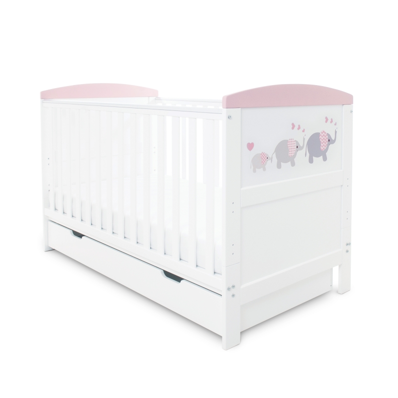 Ickle Bubba Coleby Style Cot Bed & Under Drawer