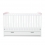 Babyhoot Coleby Style Cot Bed & Under Dresser- Elephant Pink