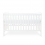 Babyhoot Coleby Cot Bed & Sprung Mattress- White