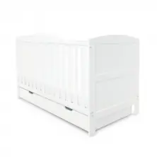 Ickle Bubba Coleby Cot Bed & Under Drawer- White