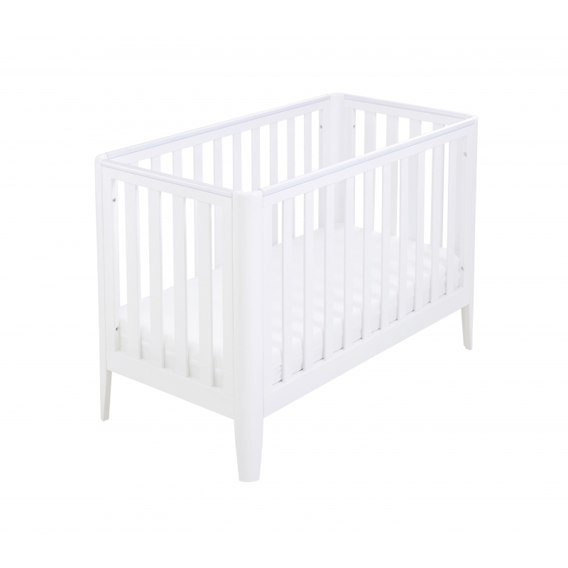 Babymore Iris Cot Bed-White