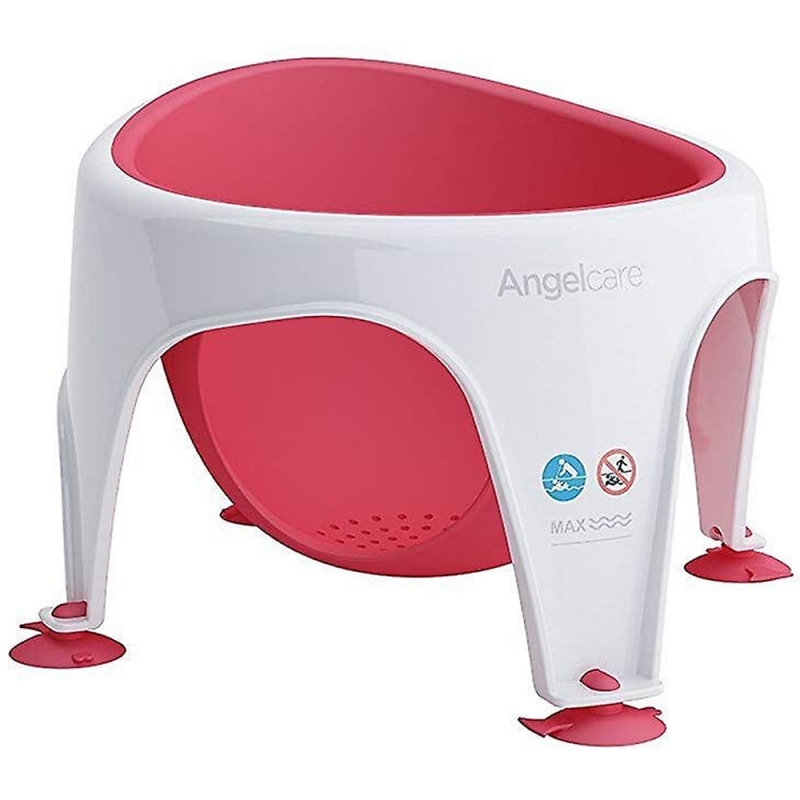 Angelcare Soft Touch Baby Bath Seat- Red
