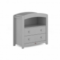 Boori Curved 2 Drawer Chest Changer-Pebble (New 2020)