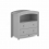 Boori Curved 2 Drawer Chest Changer-Pebble (New 2020)