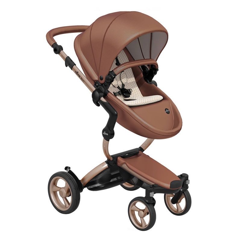 Mima Xari Single Pushchair with Rose Gold Chassis