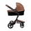 Mima Xari Single Pushchair with Rose Gold Chassis-Camel/Sandy Beige
