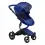 Mima Xari Single Pushchair with Black Chassis-Blue/Pure Black 