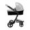 Mima Xari Single Pushchair with Black Chassis-Argento/Pure Black