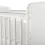 CuddleCo Juliet Cot Bed with Mother & Baby Foam Mattress - White