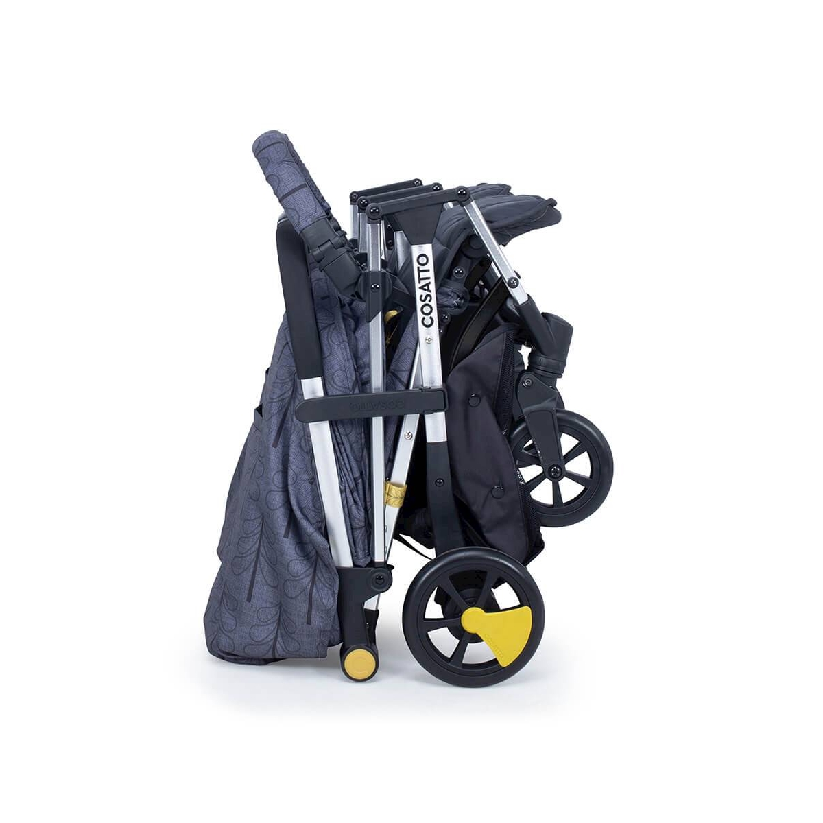 cosatto double stroller folded