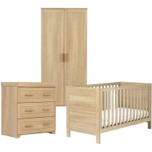 Babystyle Monaco 3 Piece Furniture Set-Oak