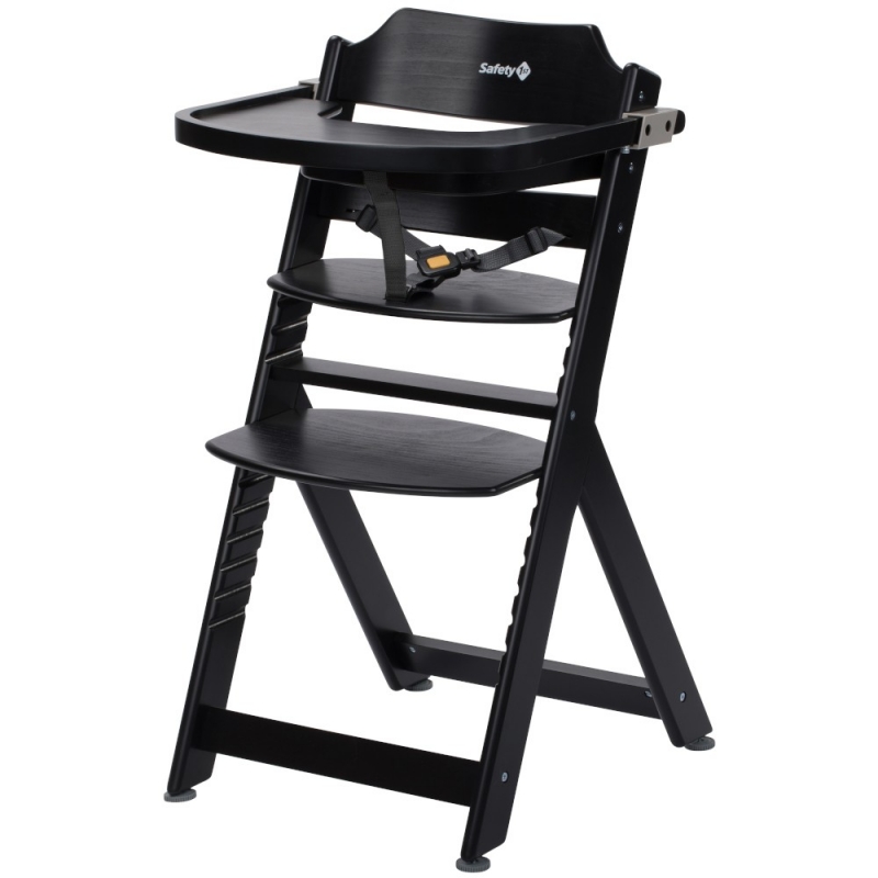 Safety 1st Timba Wooden Highchair-Deep Black**