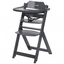 Safety 1st/Bebe Confort Timba Wooden Highchair-Warm Grey**