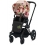 Cybex Priam Spring Blossom Edition Black Chassis 3in1 Travel System-Light