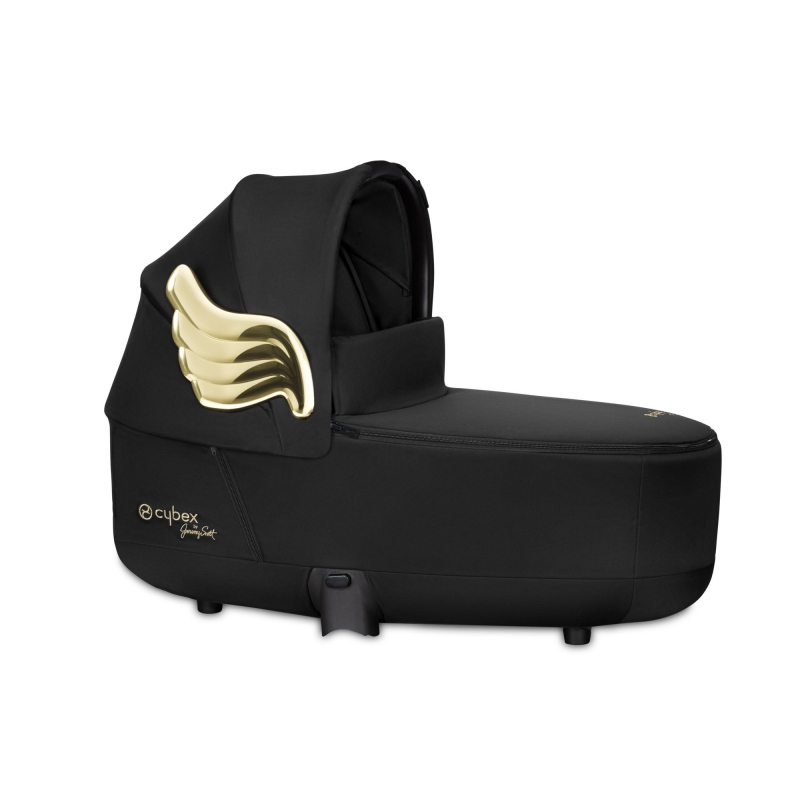 Cybex Lux Carrycot Wings Collection by Jeremy Scott- Black