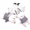 Bizzi Growin Monochrome Cushion-Rabbit (NEW)